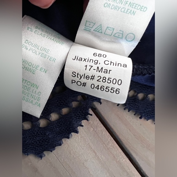 Lilly Pulitzer Jade Dress Sz L Navy Off Shoulder Lace Beach Resort Cocktail - Picture 12 of 15